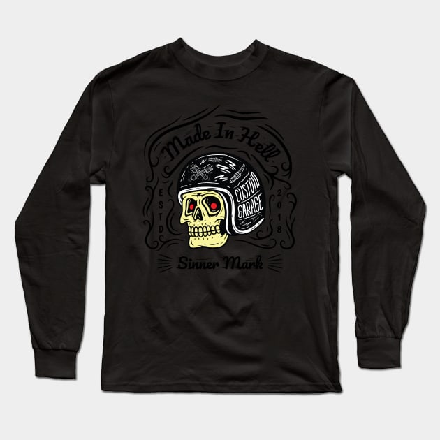 Sinner Mark by made in hell Long Sleeve T-Shirt by Made in Hell